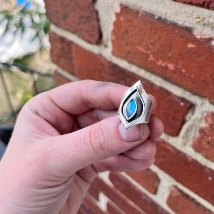 petal cuff ring