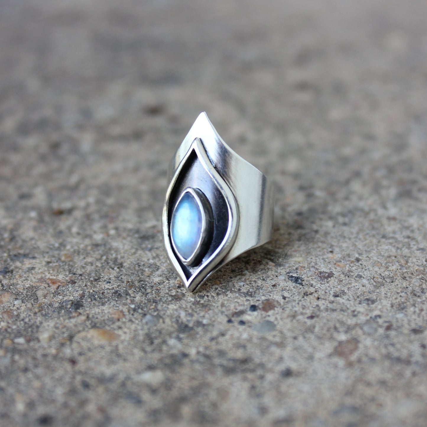 petal cuff ring