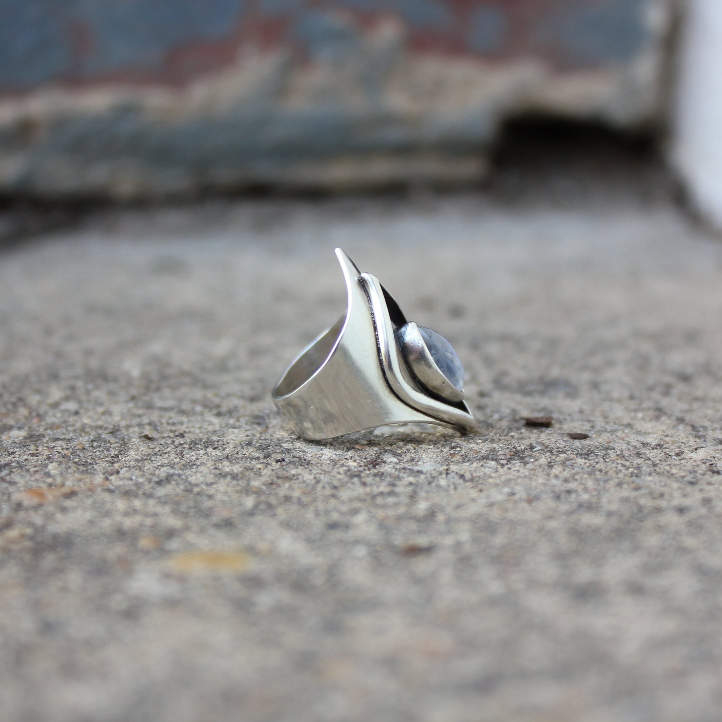 petal cuff ring