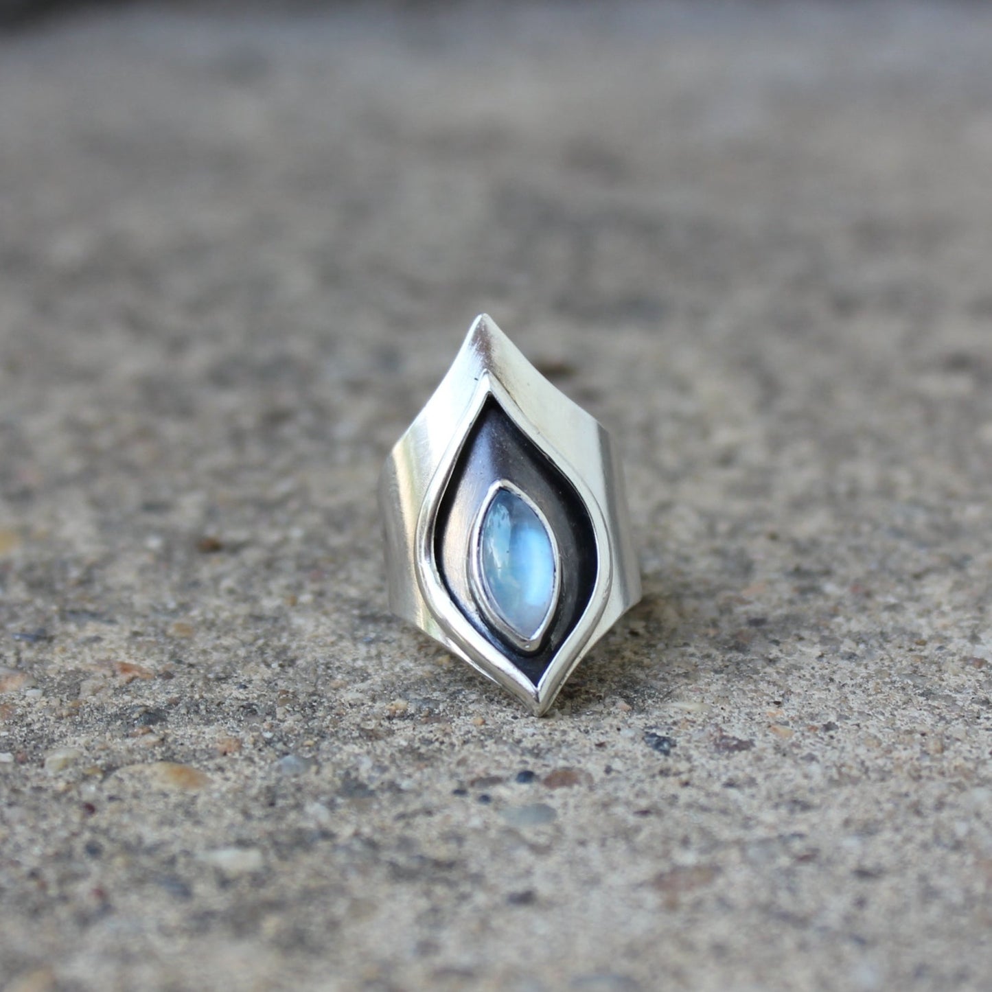 petal cuff ring