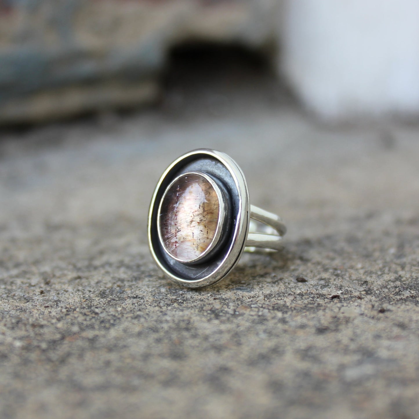 lodolite quartz shadow ring