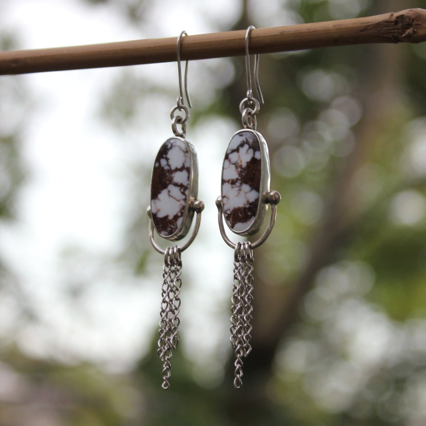 wild horse jasper earrings
