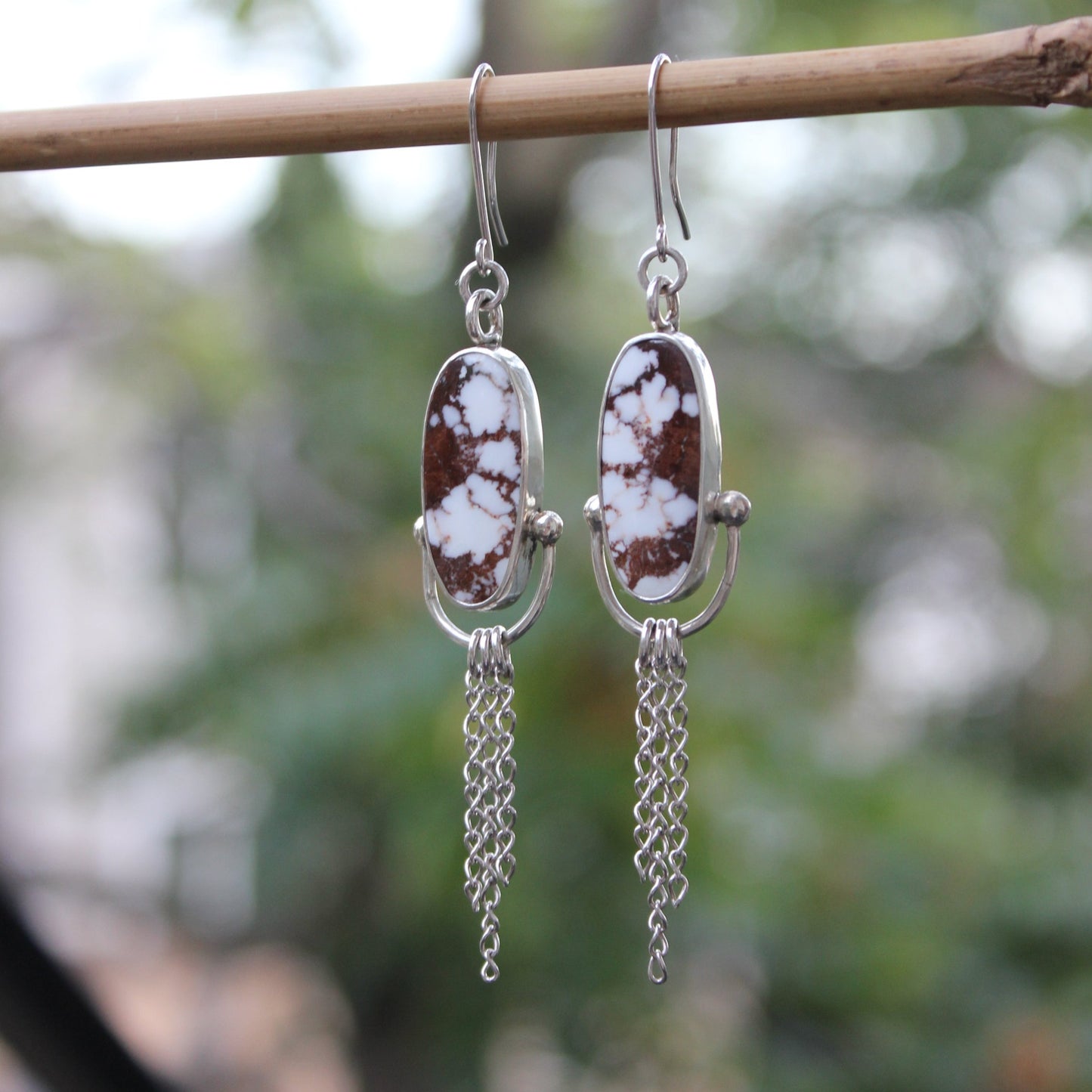 wild horse jasper earrings